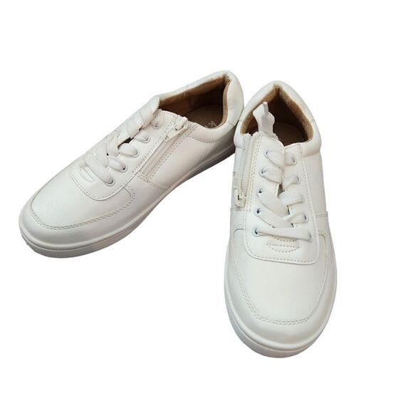 Kidpik  LOW TOP SNEAKER Shoes Size 2 Boy's Youth White NWOT - Picture 3 of 6
